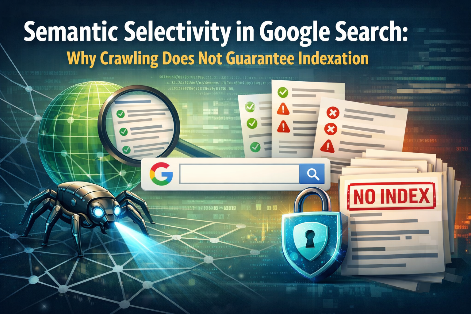 Selektywność semantyczna w Google Search — crawling nie gwarantuje indeksacji