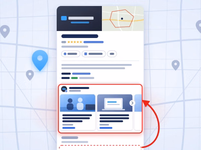 Google Posts wyżej w panelu lokalnym — co to zmienia?