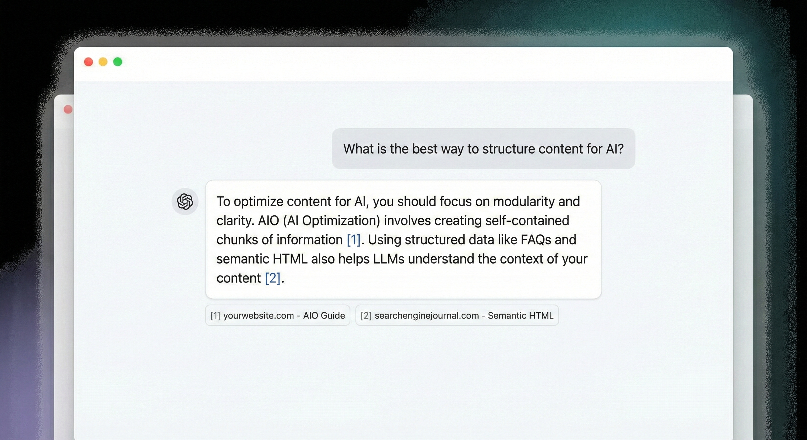 AI Citation Example - Social Proof