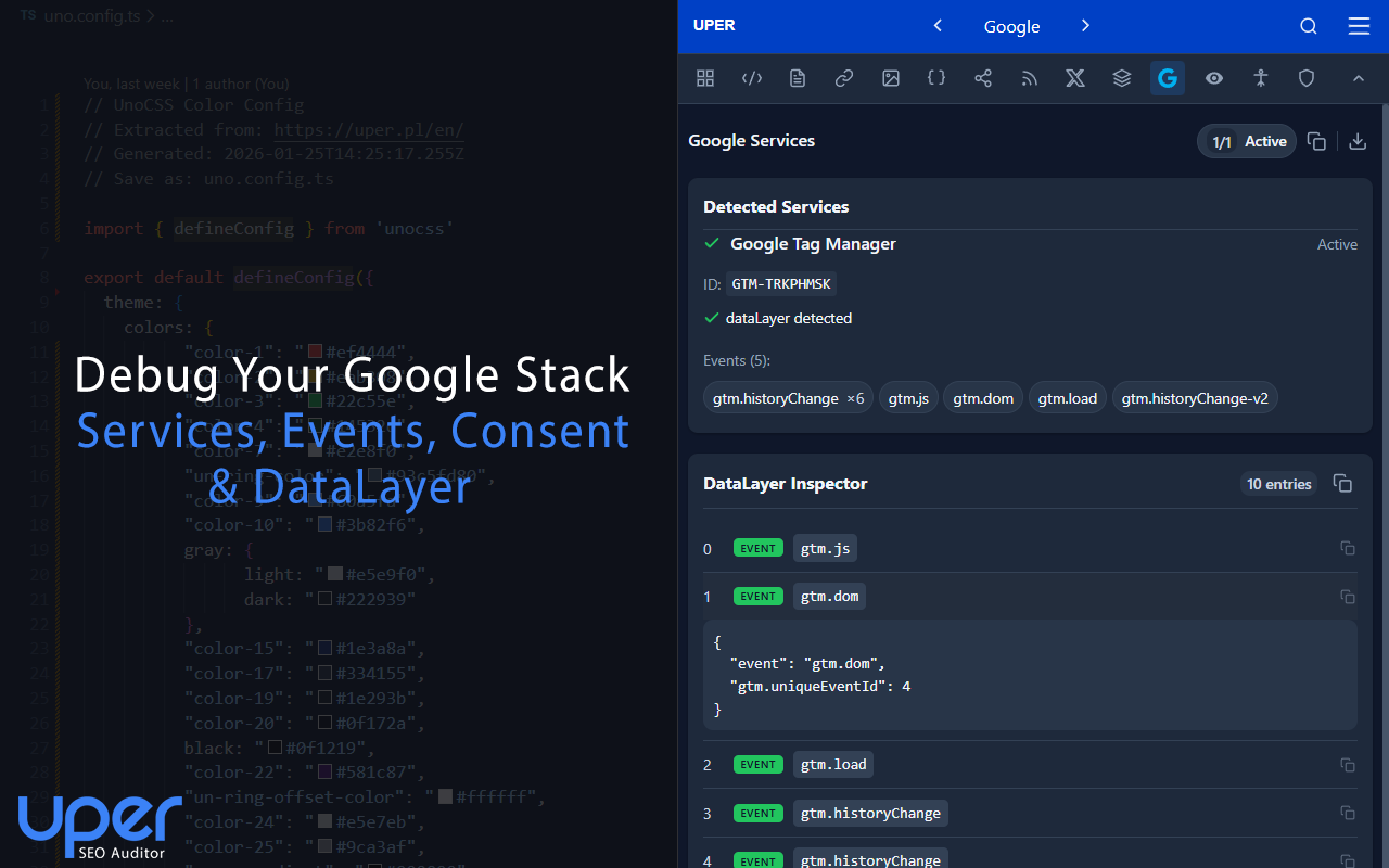 Debugging Google Services